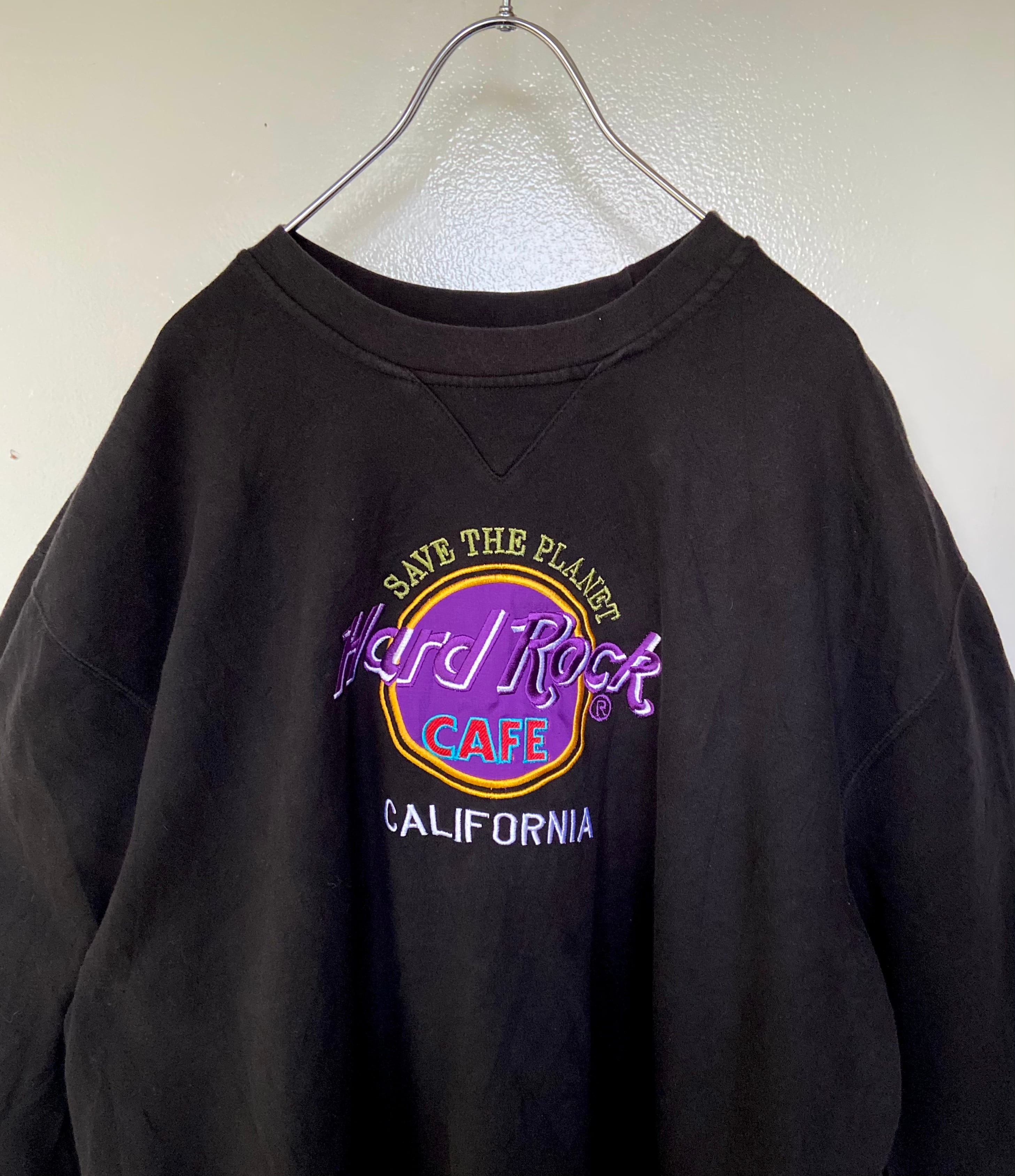 サイズHardRockCafe 刺繍スウェット - スウェット