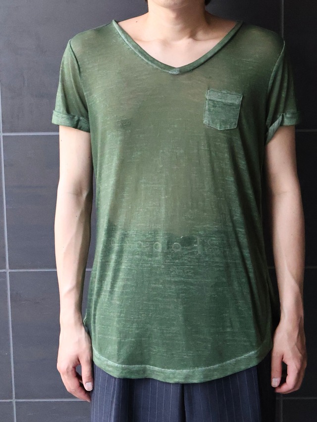 coloring sheer top