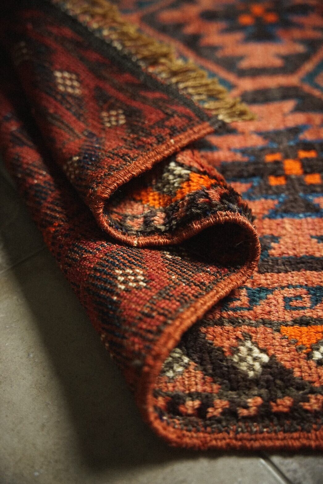 718 -Semi Antique Sistan Baluch rug | 手織りのヴィンテージラグ専門