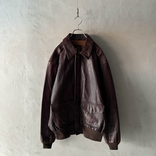 -AVIREX- 90's TYPE A\-2 Leather Flight Jacket