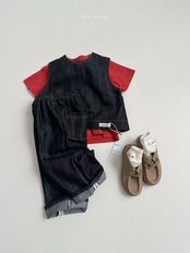 【取寄/韓国直送】minirobe 26/AT ノンペイドデニムパンツ|秋服|韓国子供服