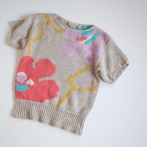 Liz claiborne flower summer knit