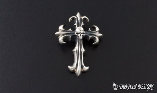 THIRTEENDESIGNS サーティーンデザインズ KP-12S SMALL SKULL ON SMALL