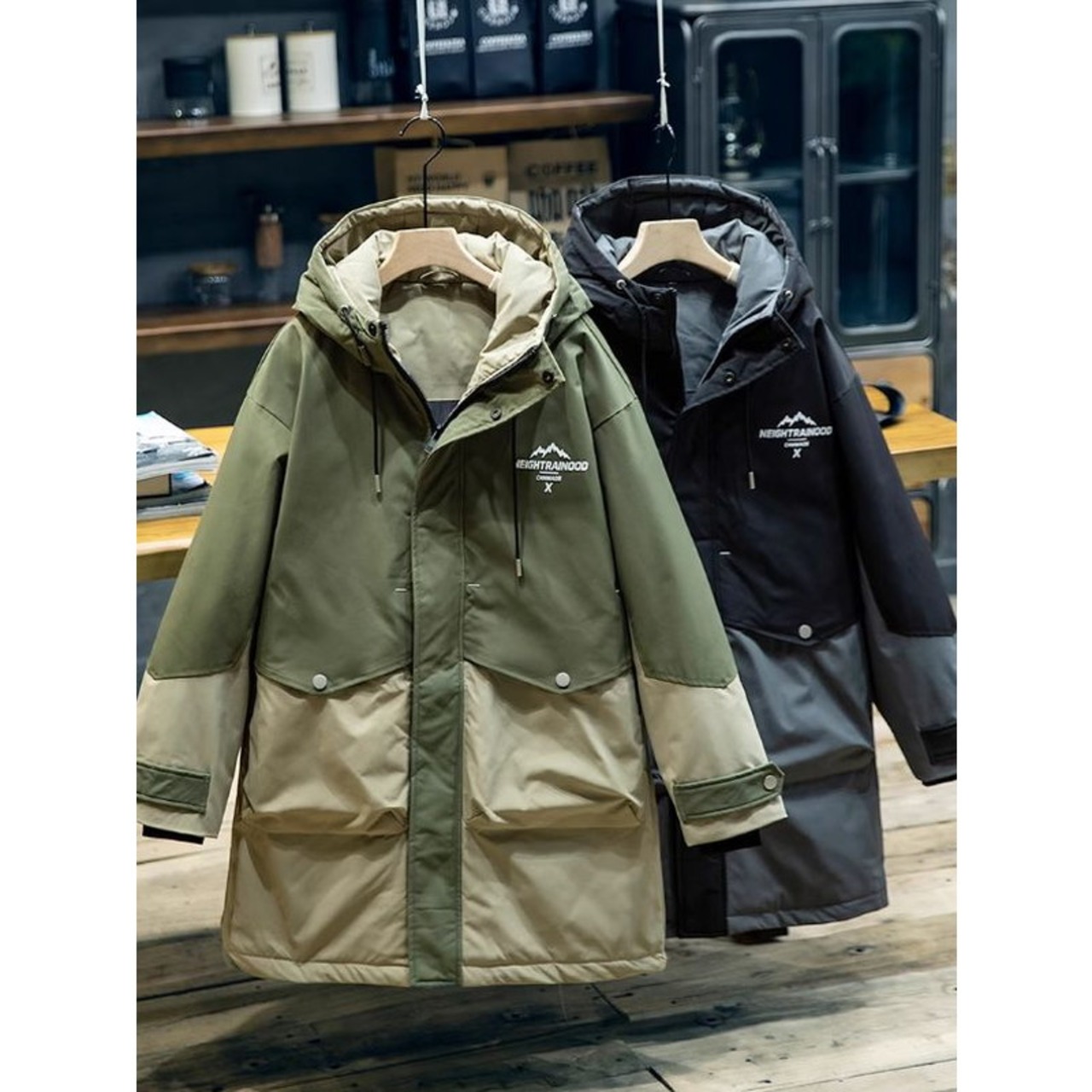 Lined Hip-length Oversized Jacket ◇2color H0937