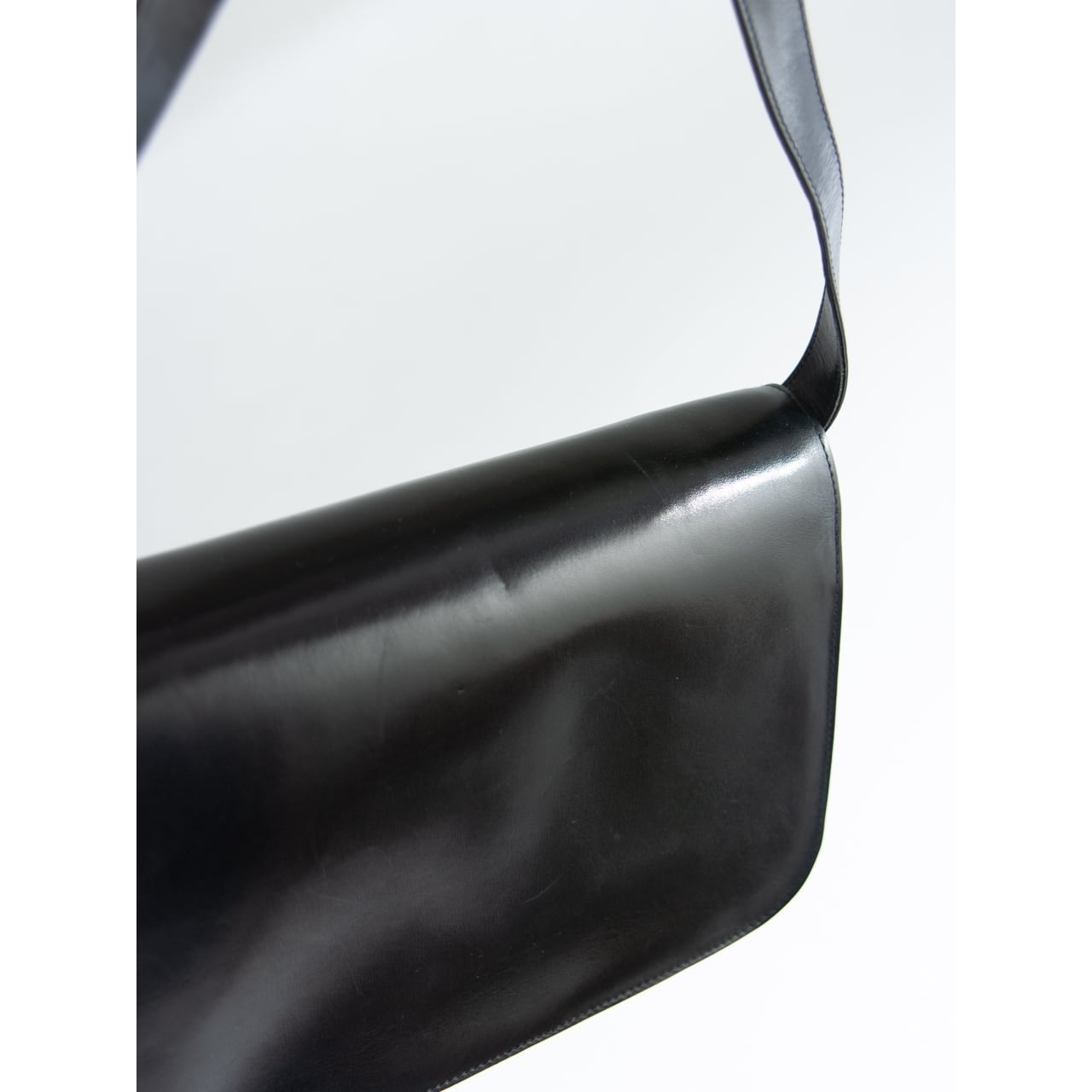 【Unknown Brand】Made in Italy Leather Shoulder Bag(イタリア製 レザーショルダーバッグ クラッチバッグ)