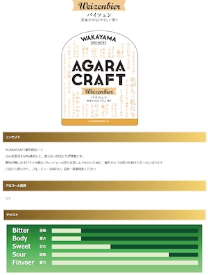 【基本6本セット】AGARA CRAFT　3種類×2本　