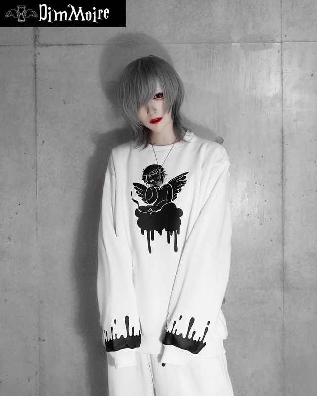 “Chilling Angel”トレーナー【White】