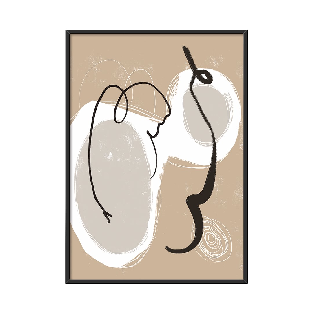 A0207 / 北欧モダン / アートポスター【 A4 / A3 / A2 / A1 サイズ