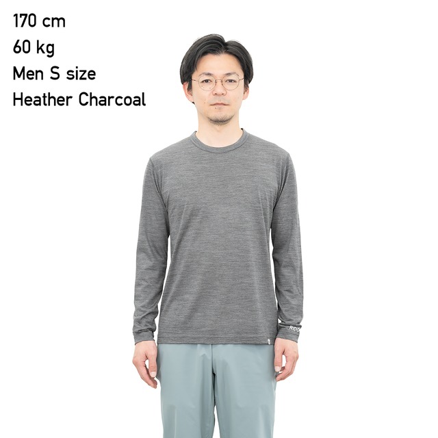 【RIDGE MOUNTAIN GEAR】Merino Basic Tee Long Sleeve【NEW】