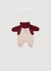 韓国子供服 / 26Autumn / 〖取寄〗valubebe / バーニー フード ジャンプスーツ/ ベビー服  *6M~18M *