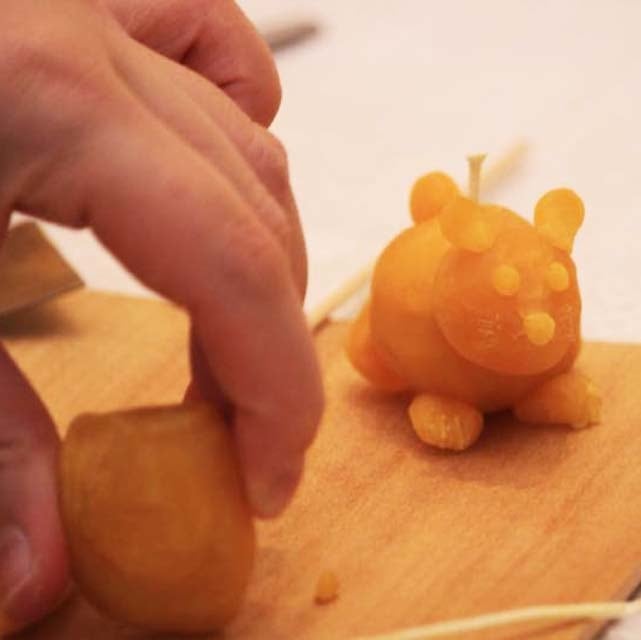 K-1N ねんど式手作りキット（薄い色Nタイプ）蜜蝋キャンドル | 蜜蝋