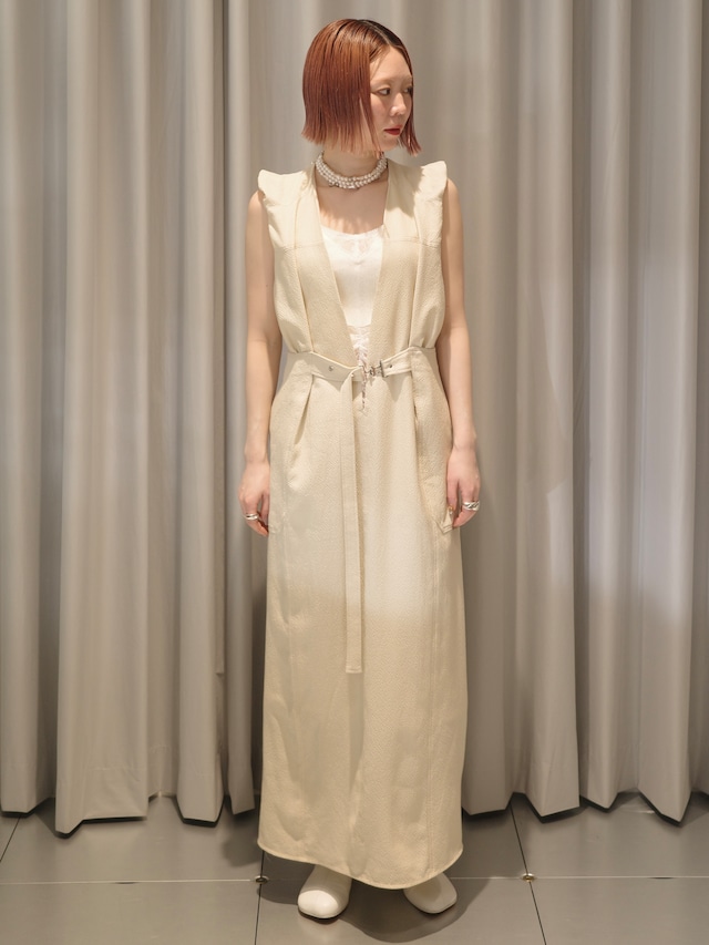 【26SS】PHOTOCOPIEU フォトコピュー / ベルテッドワンピース ノースリーブ / AALTO BELTED DRESS