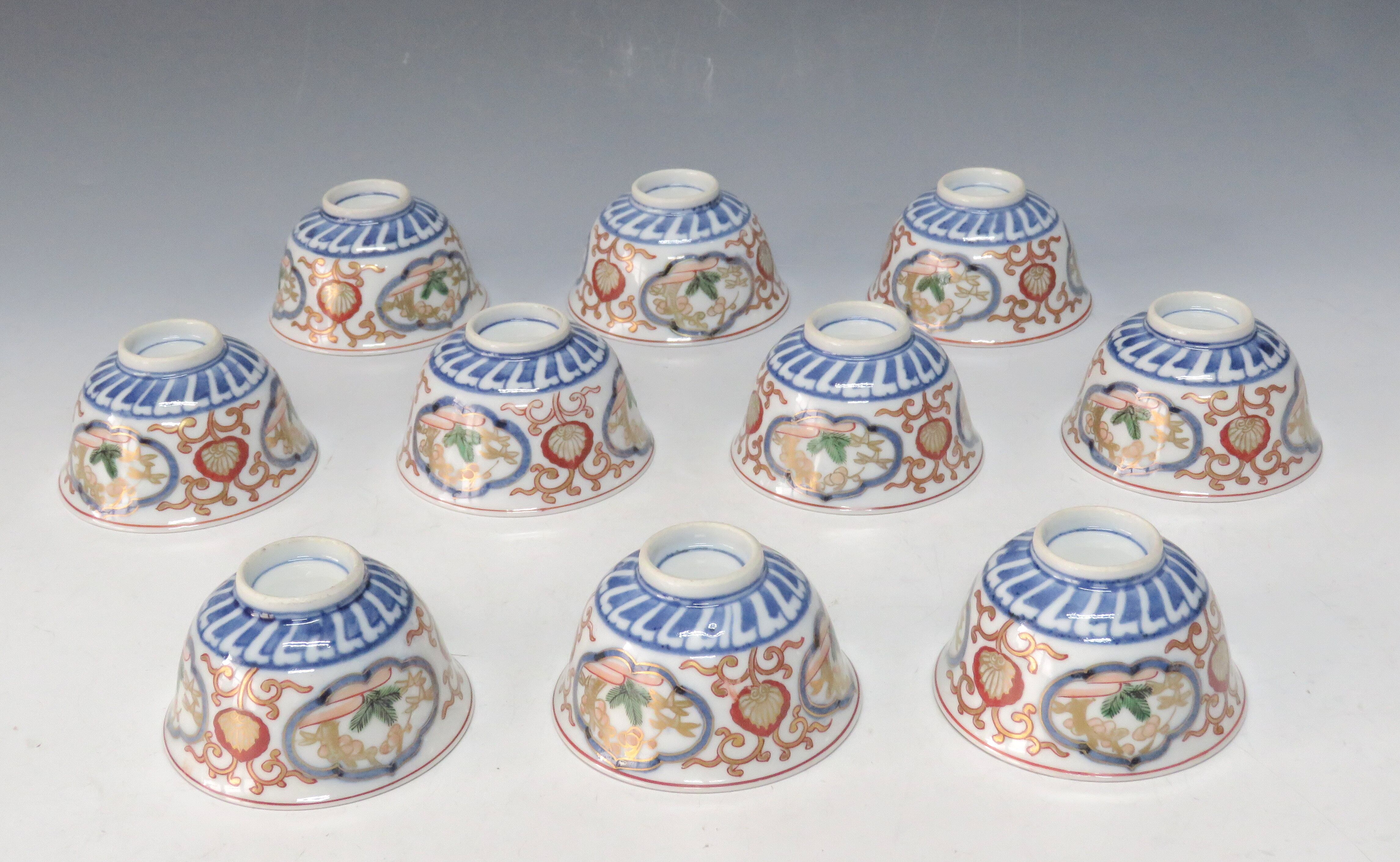 大聖寺 伊万里 色絵煎茶碗 小向付 1客 dby6276-s | こがん堂 大阪