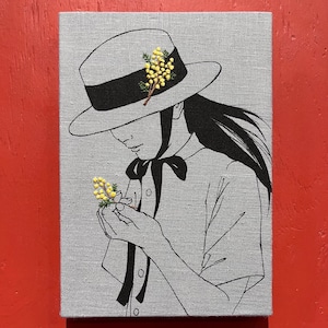 【廣本佳菜】「Girl in a straw hat -Mimosa-」