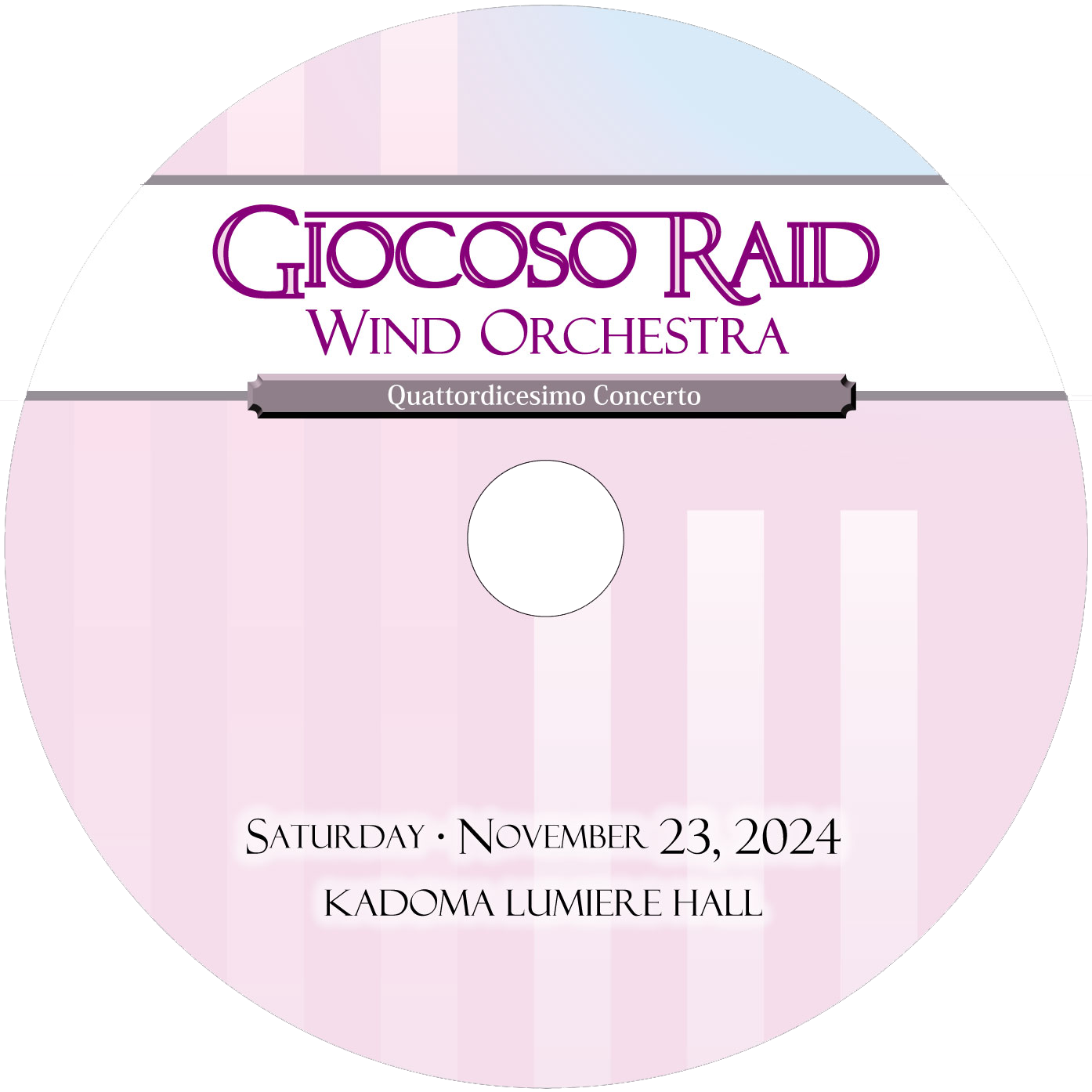 【CD】Giocoso Raid Wind Orchestra 14th【予約商品】