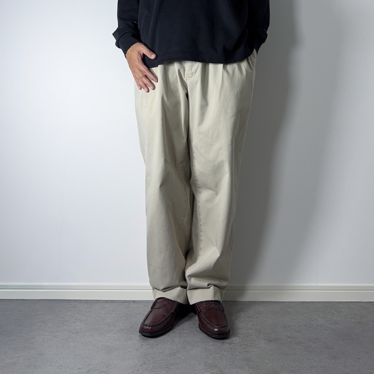 90s Polo by Ralph Lauren POLO CHINO "HAMMOND" W36L30 古着 - 18