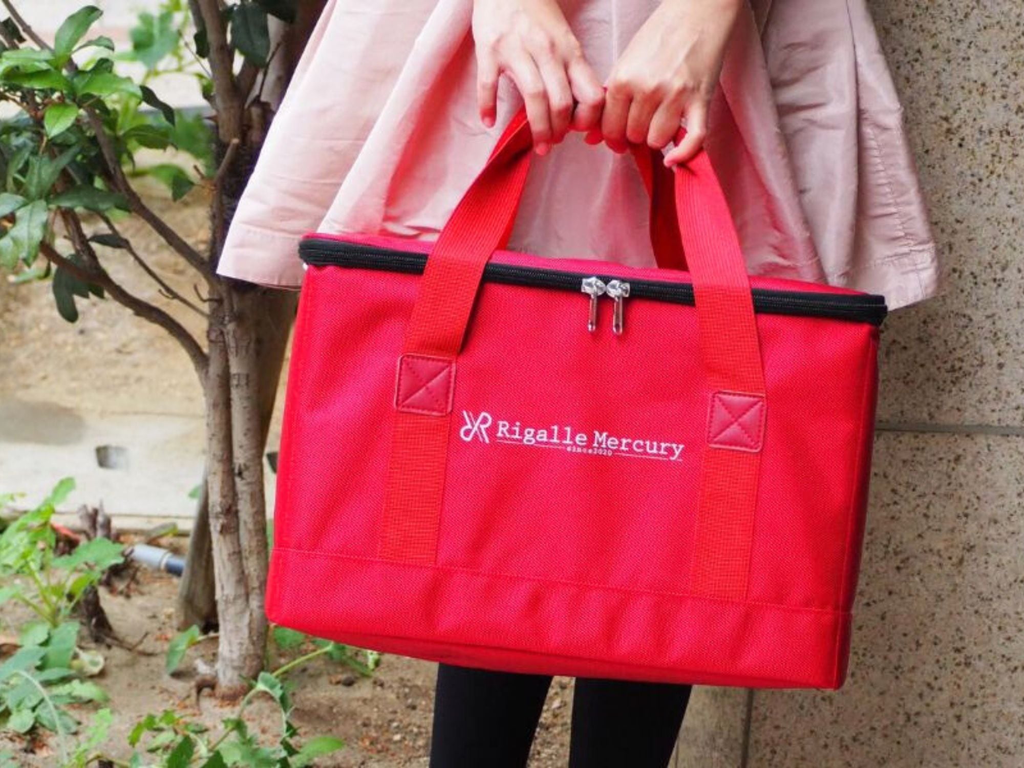 アウトレット Rigalle Mercury ソフトコンテナ コンテナボックス キャンプ 収納ボックス 30L 約41㎝(幅)x31.5㎝(奥行)x26㎝(高) 【レッド】