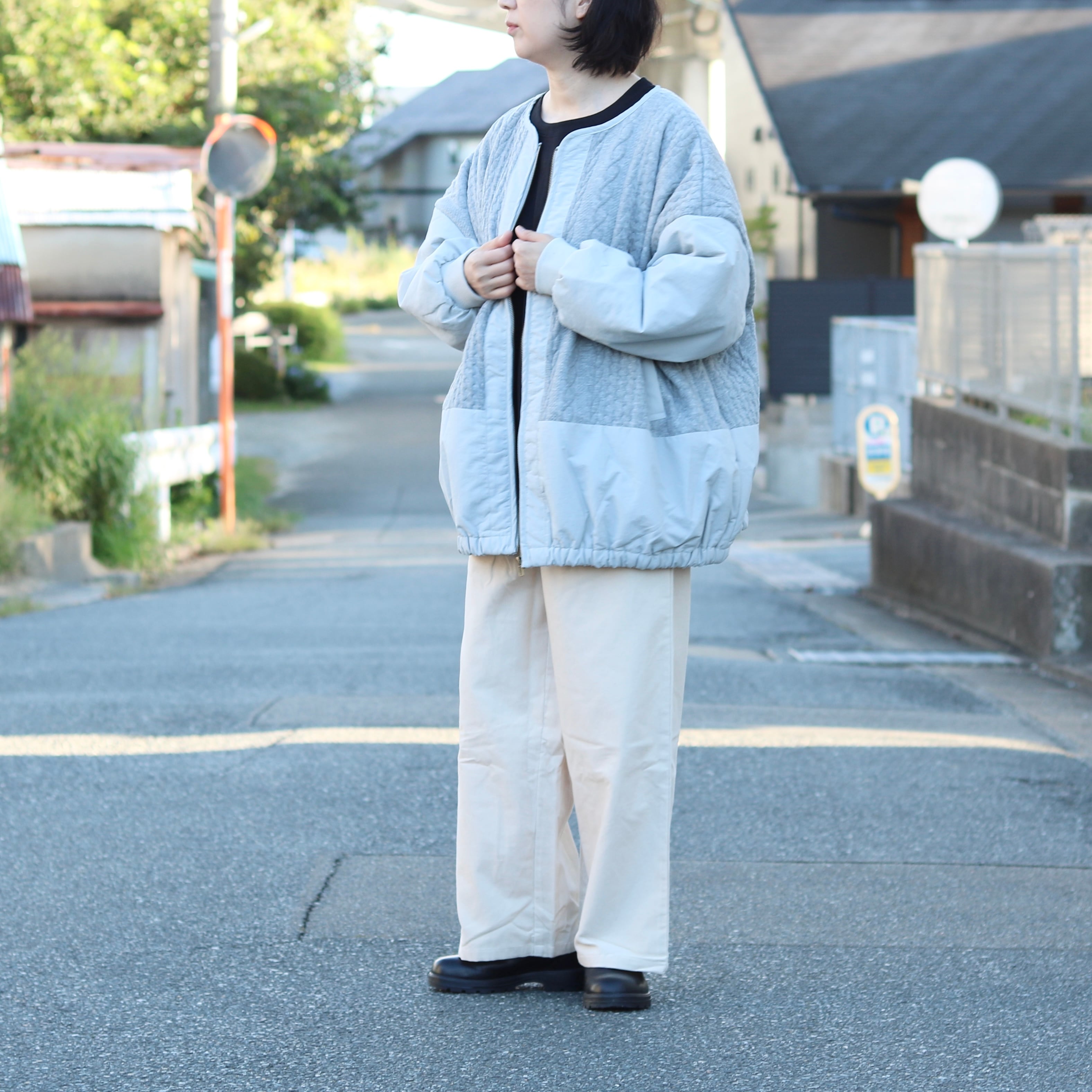 ふくれジャガード キルティングジャケット | Zakka so-la