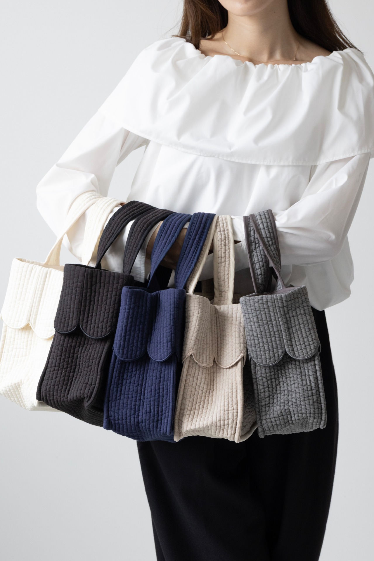 予約【Square Tote】Scallop Small