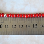 Mandi/マンディ Antique Beads Necklace(60cm)(Red)