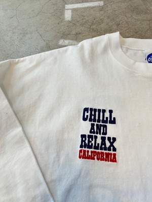 CHILLAX チラックスロゴワッペンロンT ￥5,400(￥5,940)