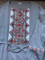 手縫いヴィシヴァンカ（灰ピンク）レディース・フリーサイズ