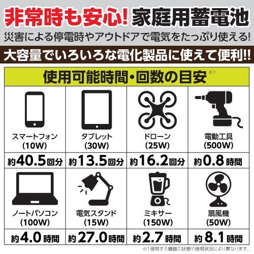 tama's ポータブル電源 500W グリーン TL107G | PIXELA GROUP Shop