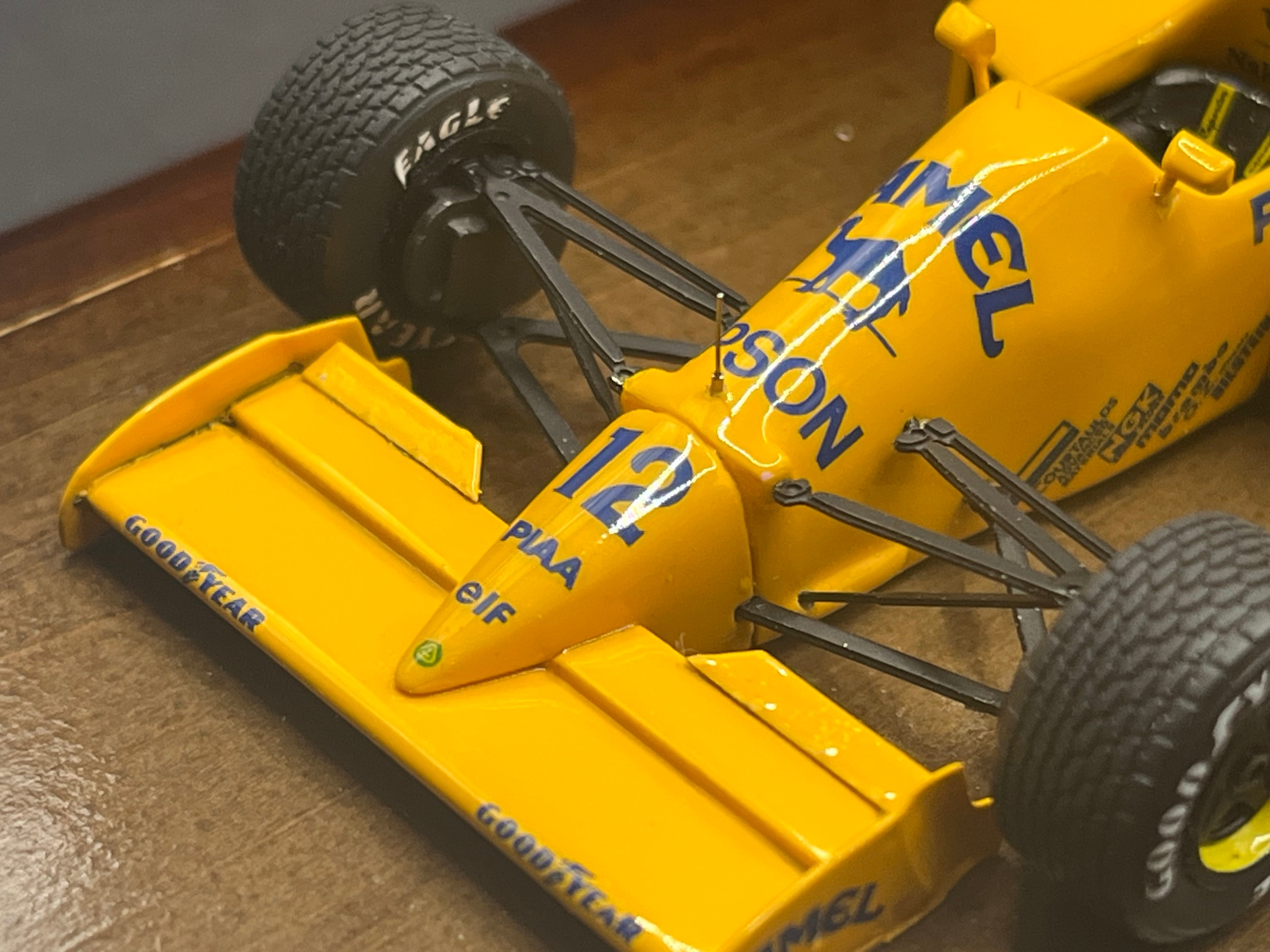 1/43 Tameo ロータス101ジャッド 中嶋悟 オーストラリアGP ファステ