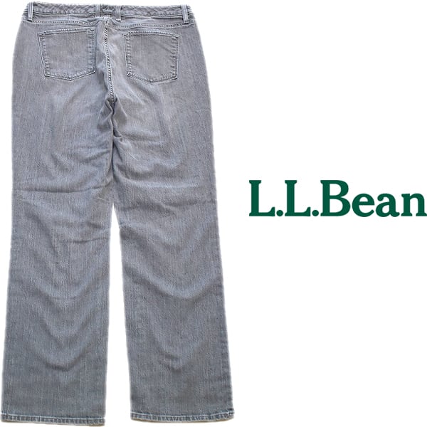 1点物◇エルエルビーンLL Beanグレージーンズ古着レディースXLメンズOK