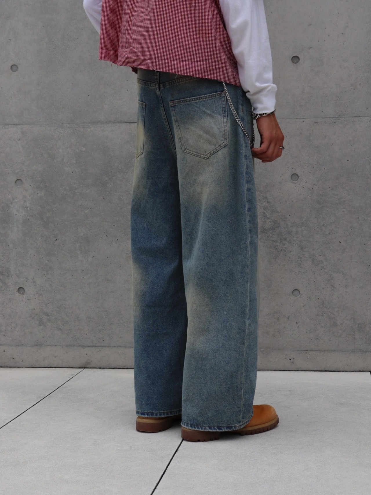 Washed Barrel Pants