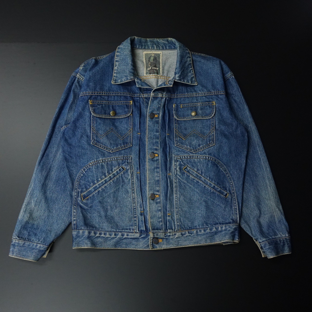 90s Vintage HOT CREW ホットクルー デニムジャケット 24MJZタイプ 90 