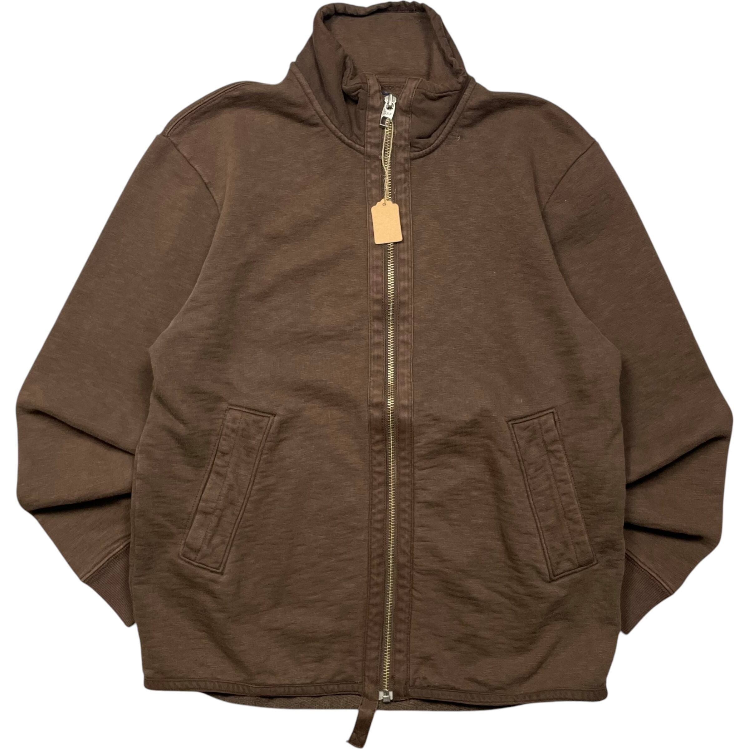 《M》GAP ギャップ ブルゾン スウェット 無地 ブラウン no.6024