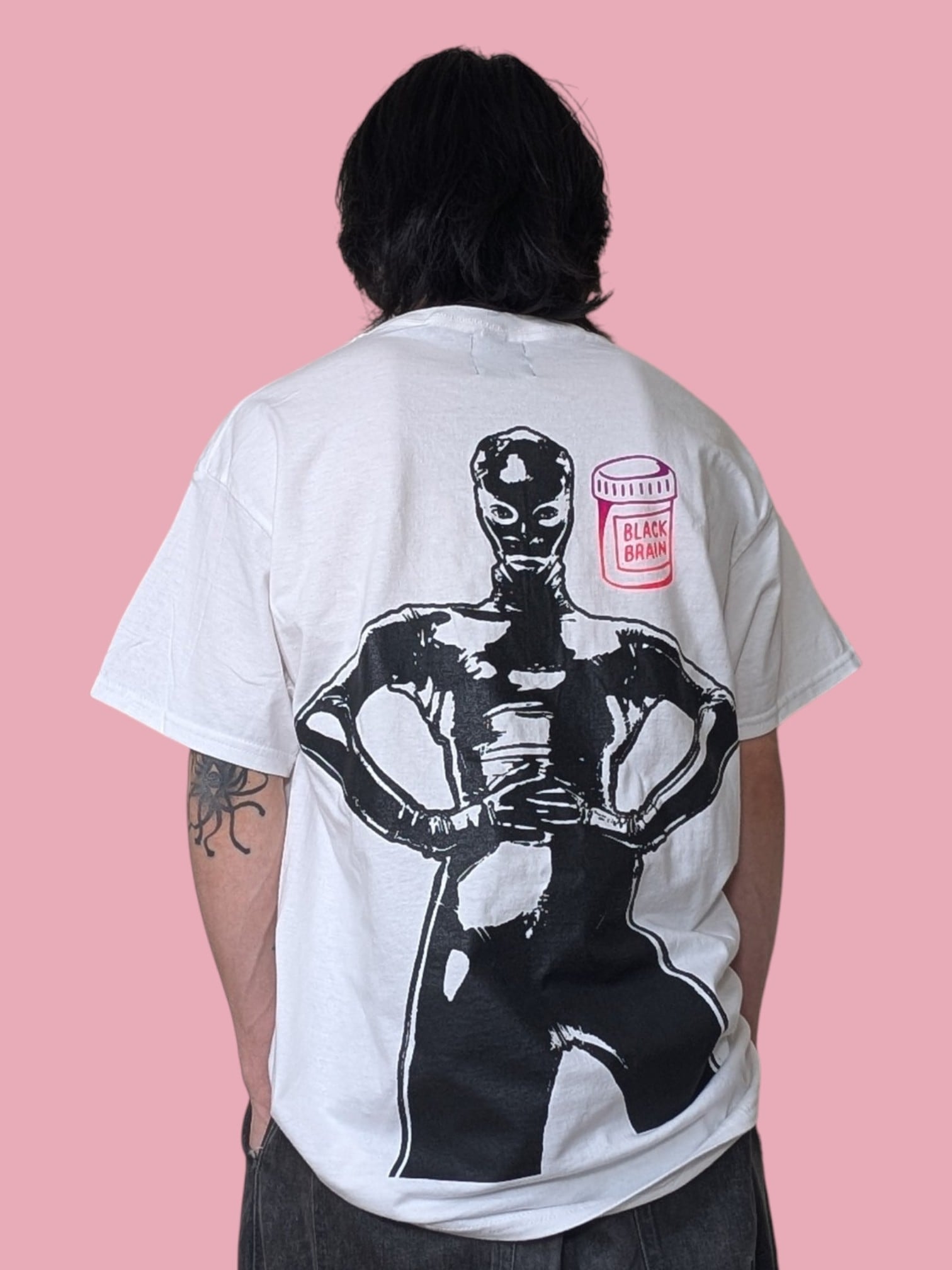 Latex SS Tee | BLACK BRAIN