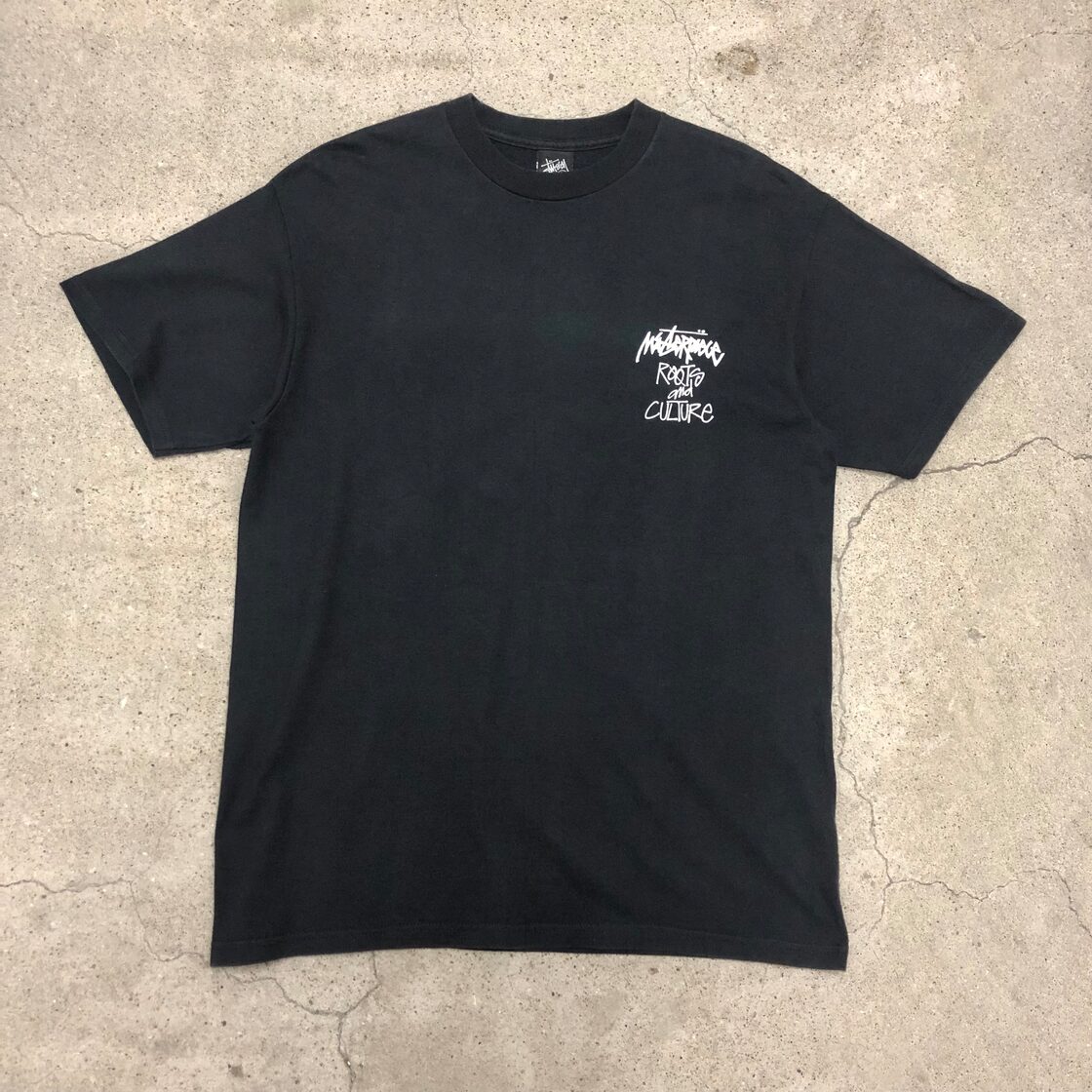 00s OLD STUSSY×masterpiece/Logo Tee/M/ステューシー×マスターピース 