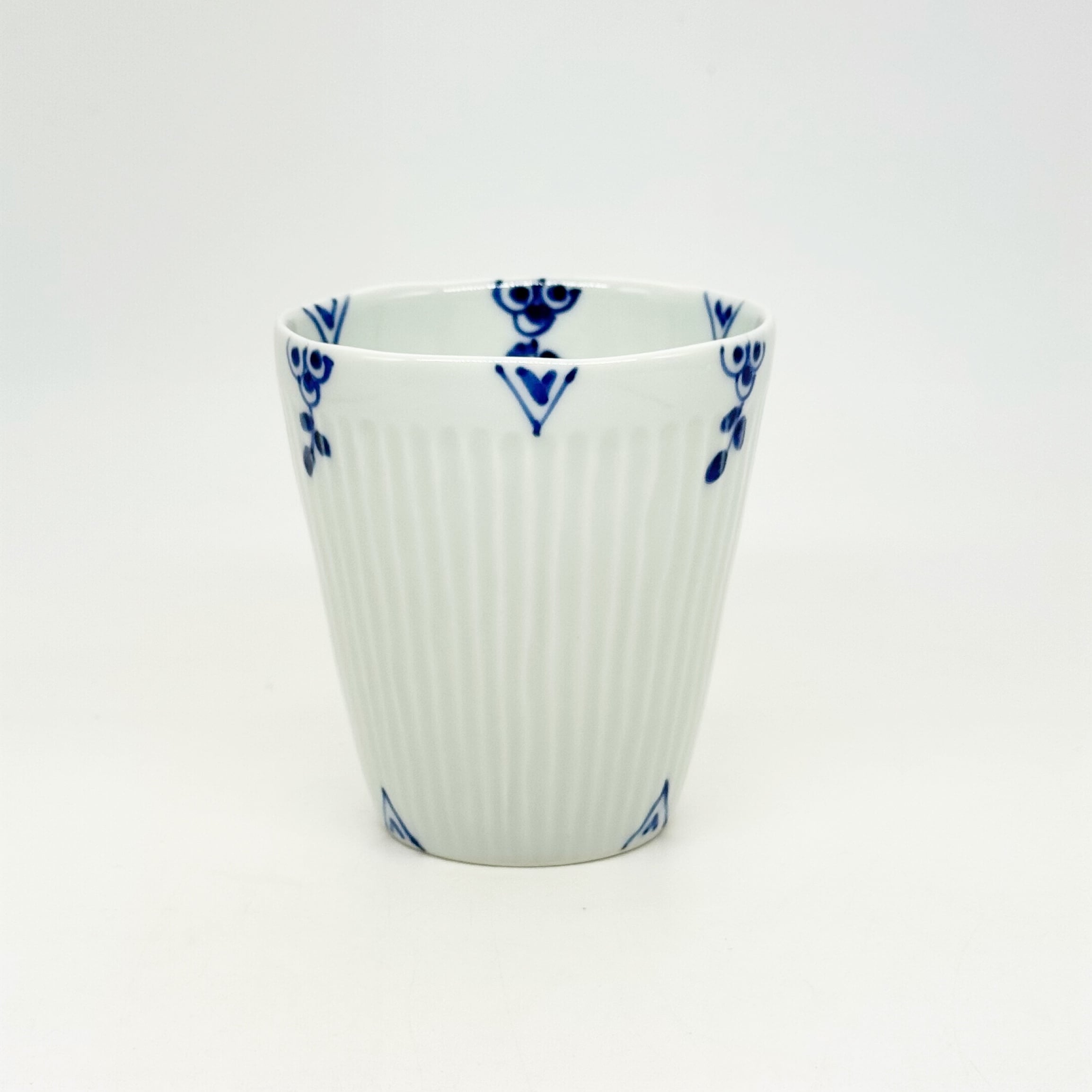 染付剣先小花 しのぎマグ | 24to3［西富陶磁器オンラインストア 有田焼