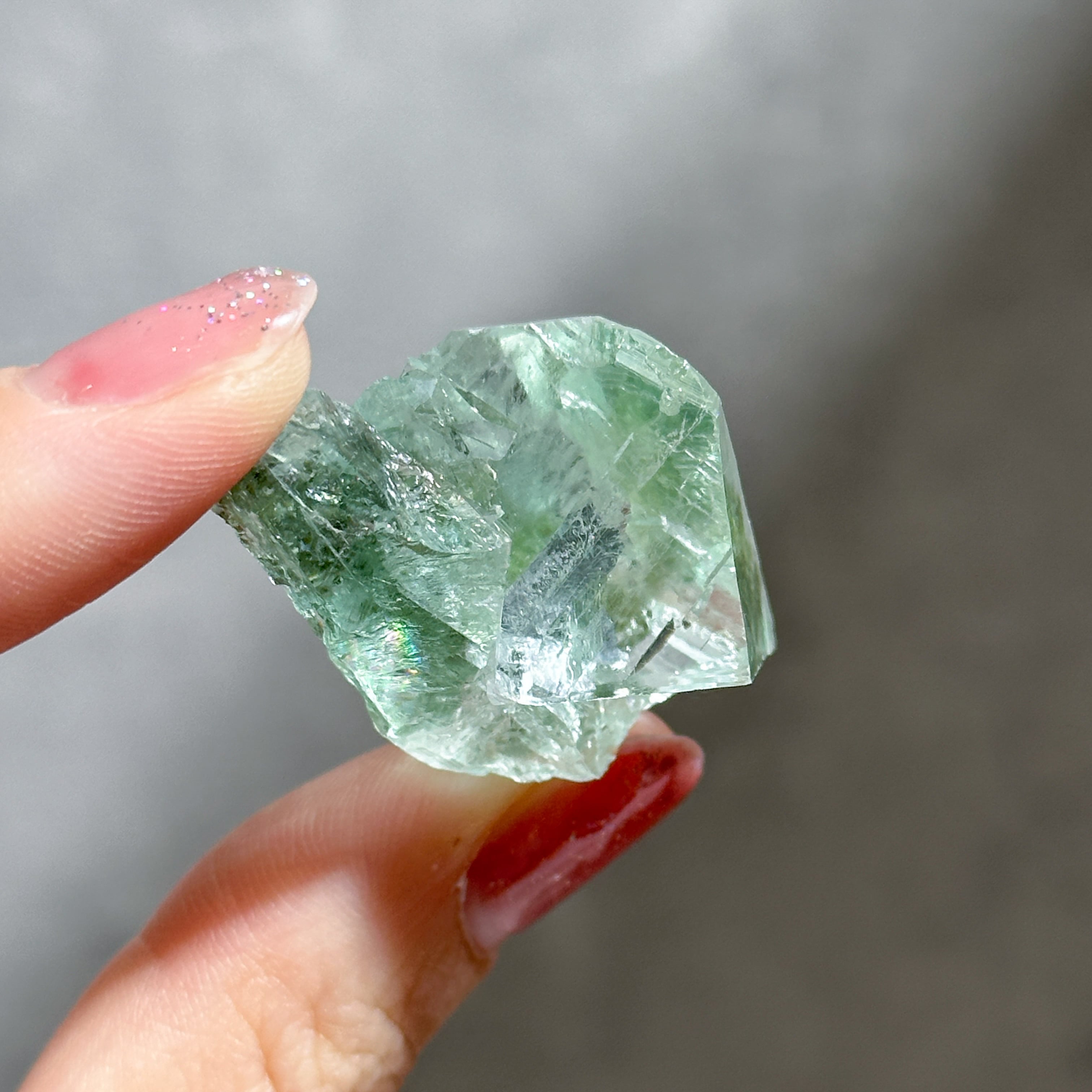虹◎シャンファーリン産フローライト 原石31◇ Fluorite From