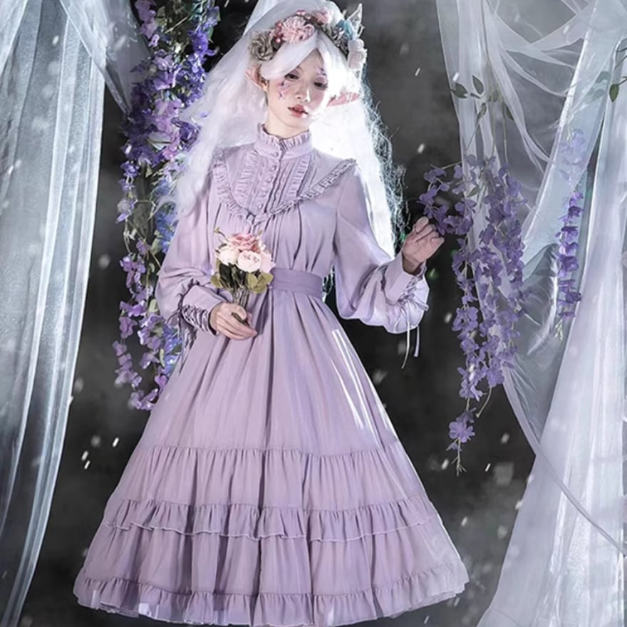 ロリータファッション通販 SEASONZ クラロリ ワンピース ロング ロリータファッション通販 SEASONZ クラロリ ワンピース ロング