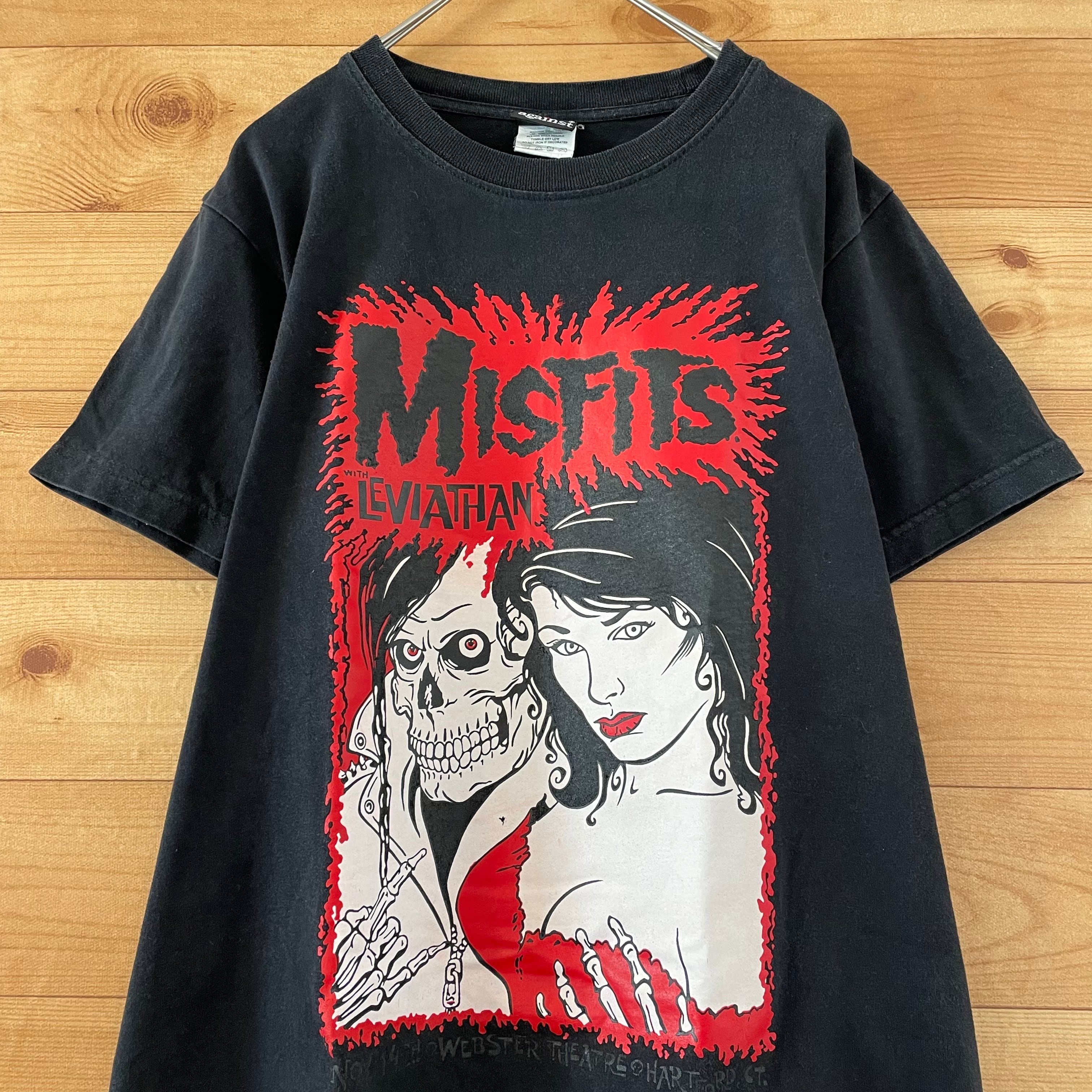 againstバンドTシャツ Misfits ミスフィッツ バンt ロックTシャツ US