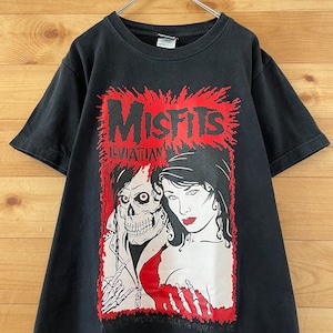 【against】バンドTシャツ Misfits ミスフィッツ バンt ロックTシャツ US古着 Mサイズ アメリカ古着