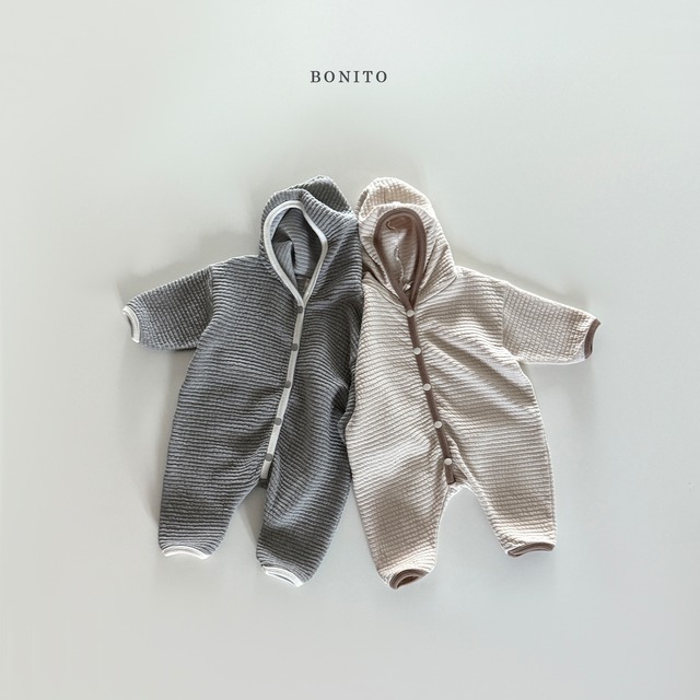 Bonito 25/AT Cozy Embossed Hoodie Suit（Baby）