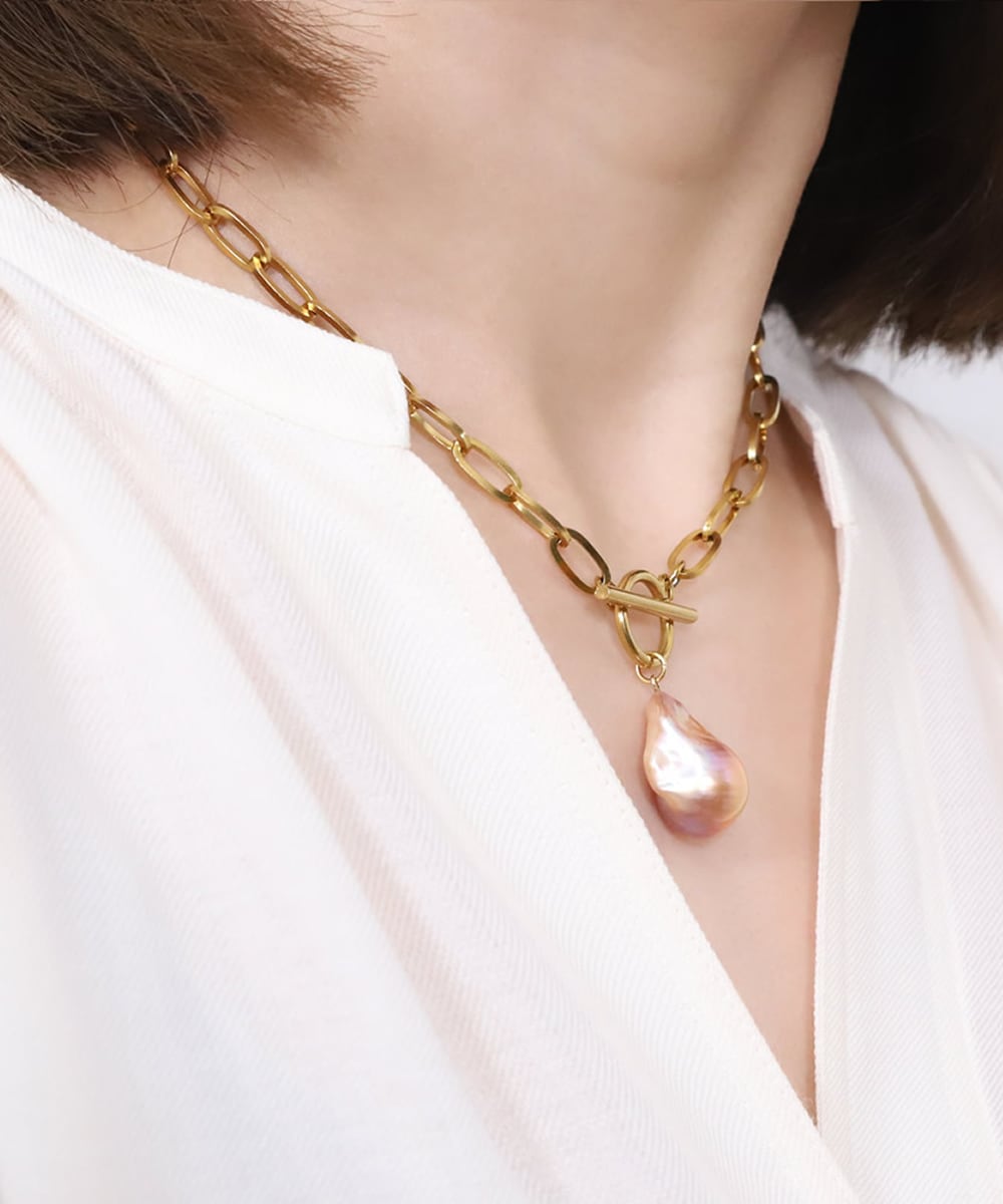 Baroque pearl choker NATURAL【Sクラス】 | LARICA