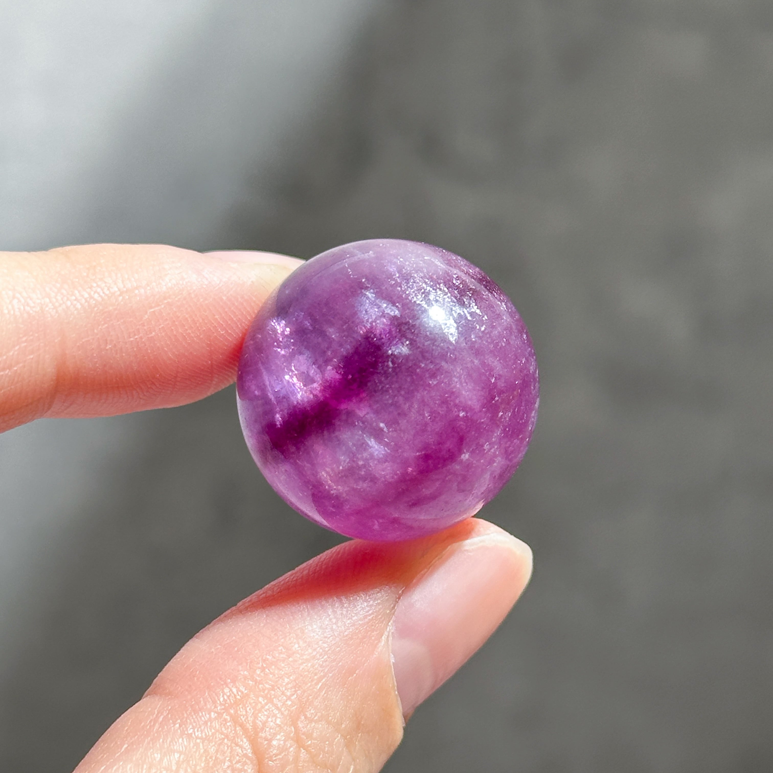 レインボーフローライト スフィア(丸玉)56◇ Rainbow Fluorite Sphere◇ 天然石・パワーストーン