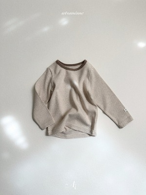 【予約/特典】atomeme / Arden Stripe T