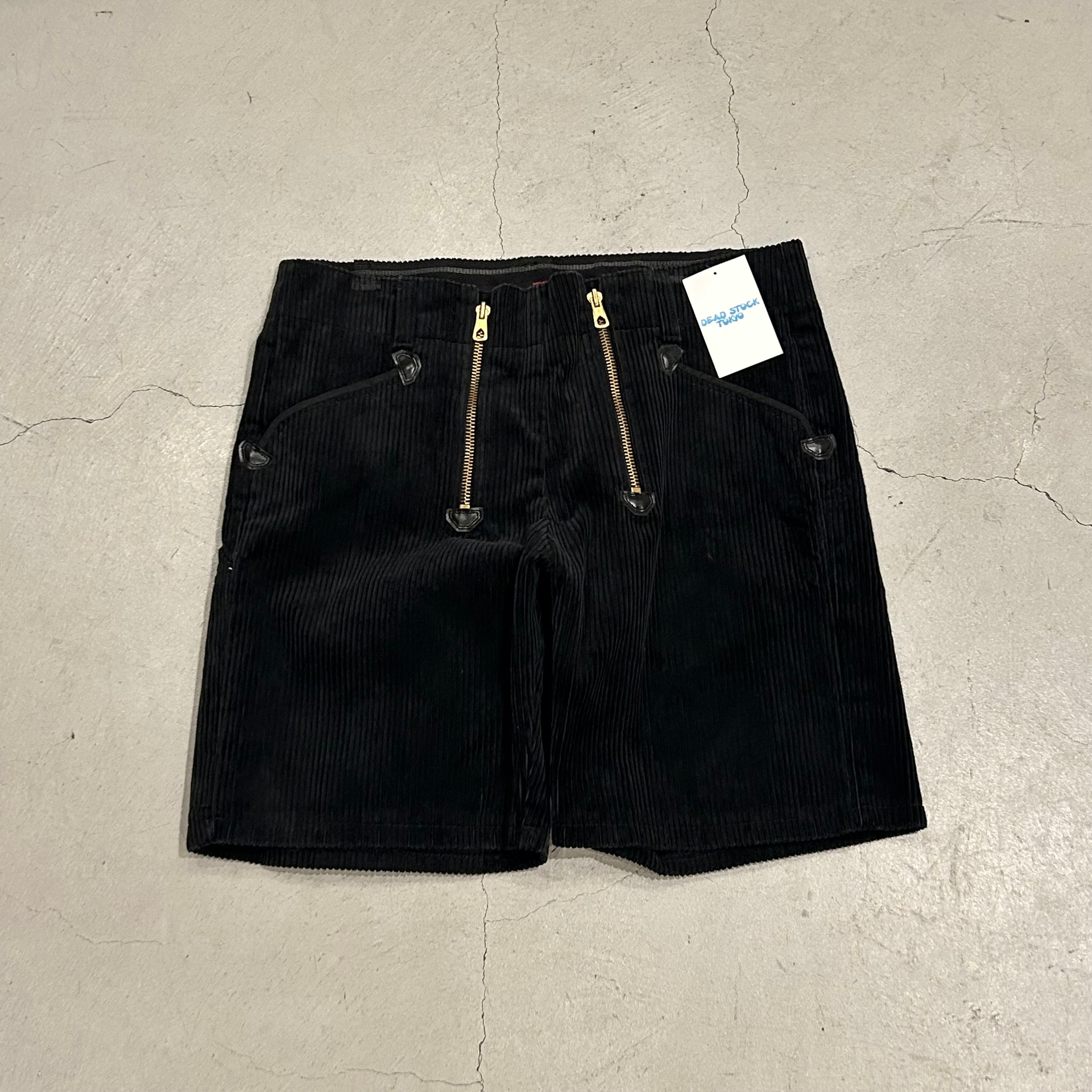 "DEAD STOCK" 1980s EIKO corduroy German rogger shorts