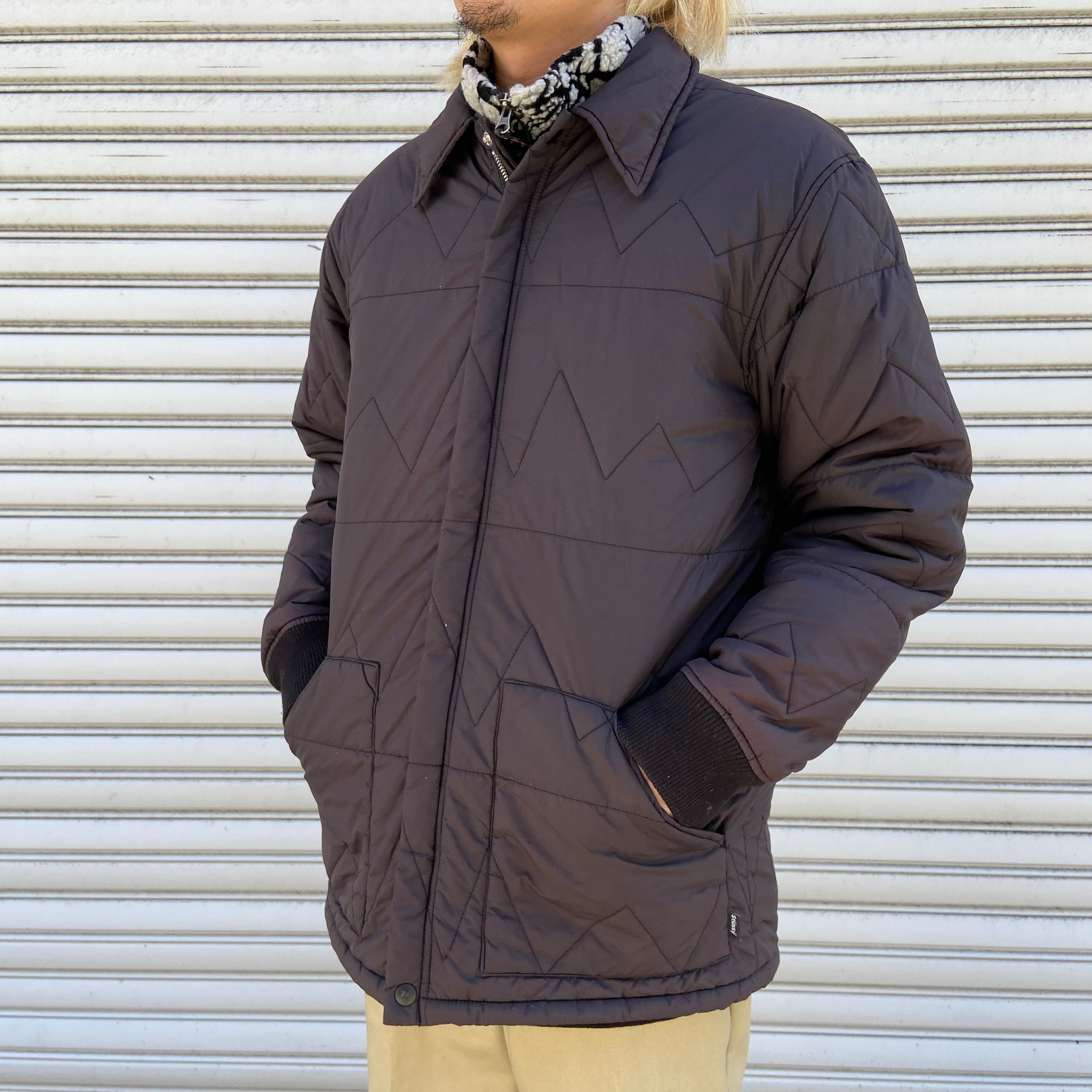 00s STUSSY オールドステューシー キルティングジャケット 00s STUSSY オールドステューシー キルティングジャケット