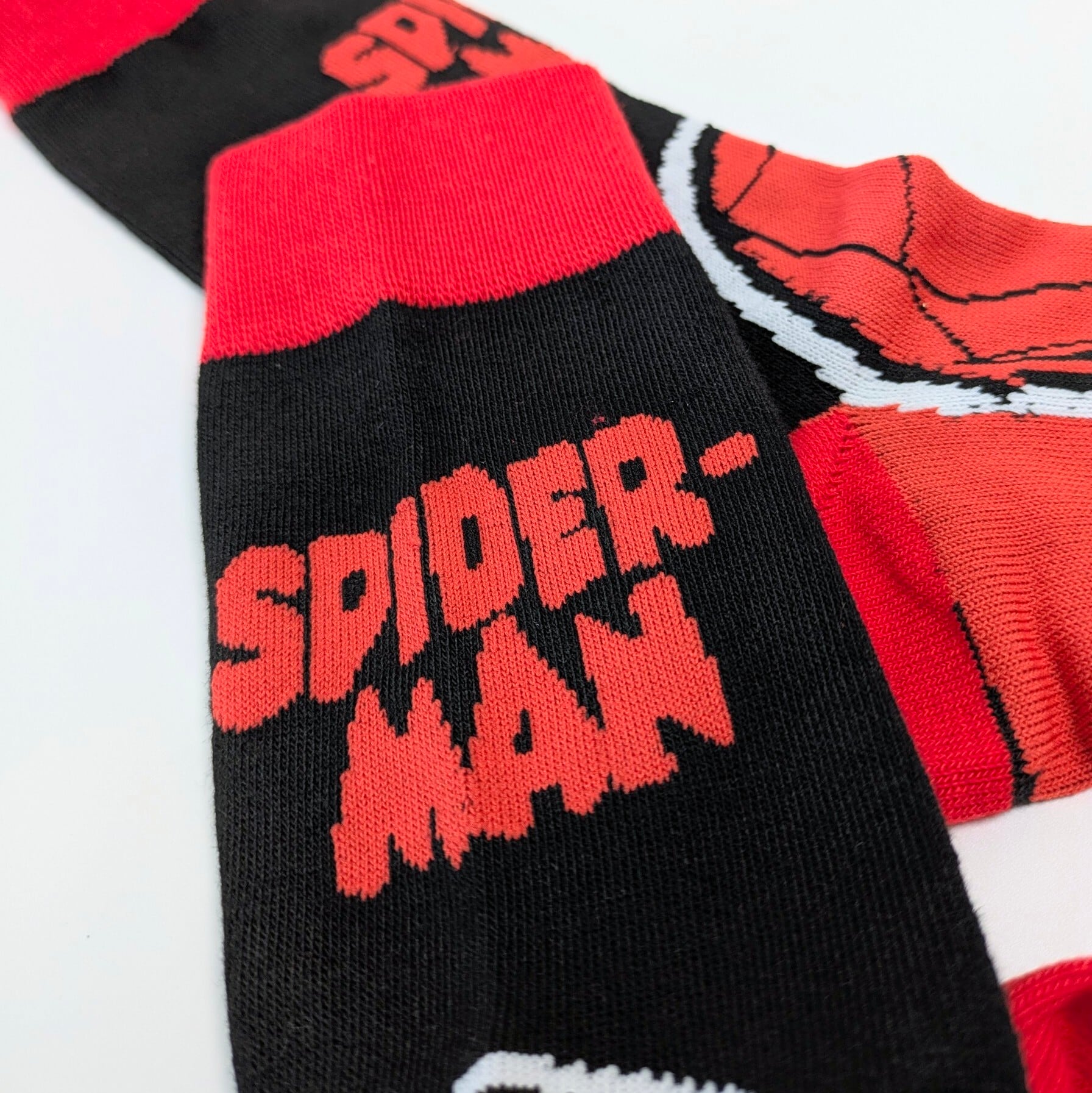 【 crew socks / クルーソックス 】『 MARVEL / マーベルコミックス / スパイダーマン 』 靴下 / ソックス〚アメリカン雑貨 アメトイ〛