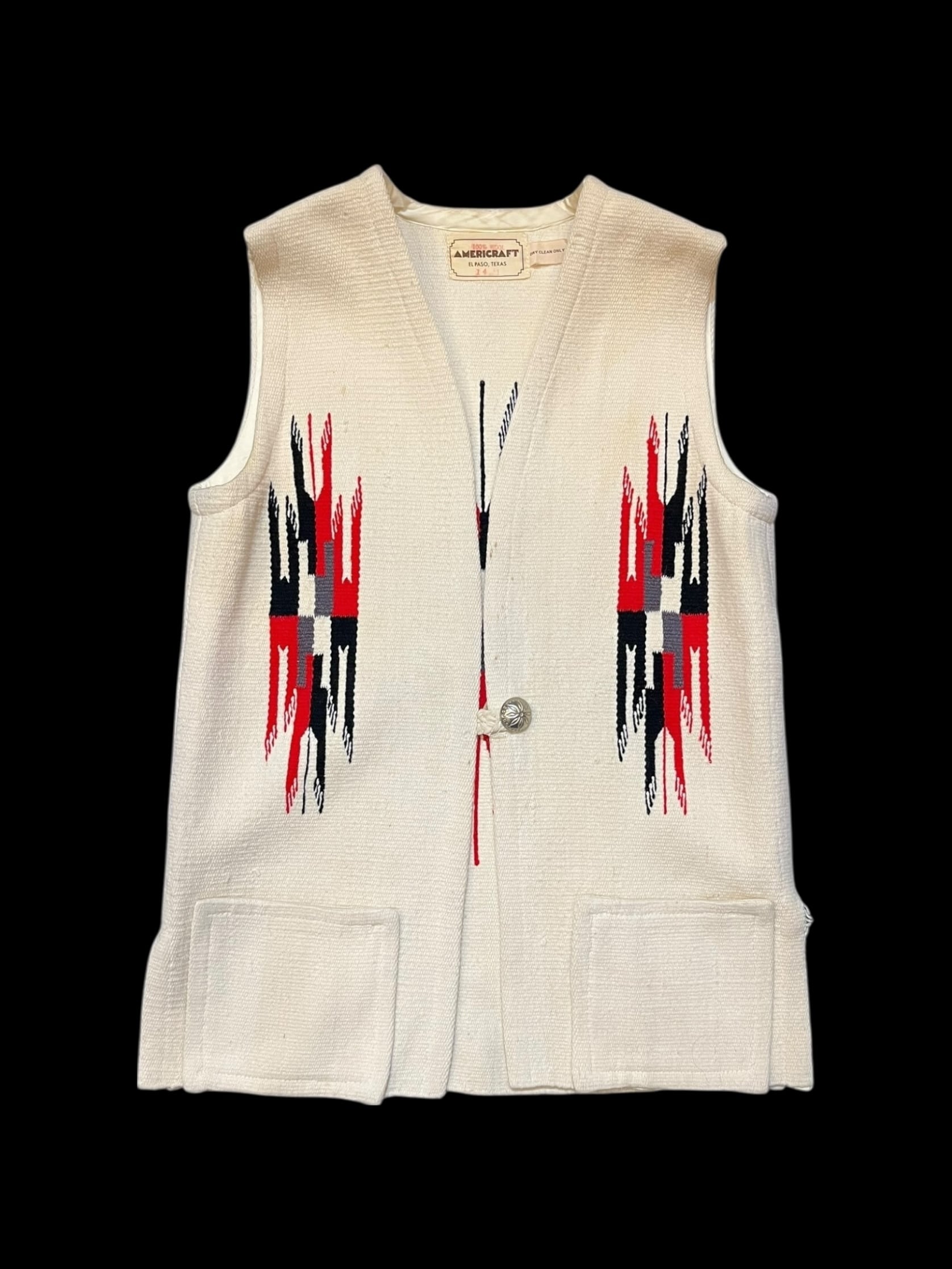 70s Woolrich Western Down Vest 70年代 ウールリッチ ウエスタン