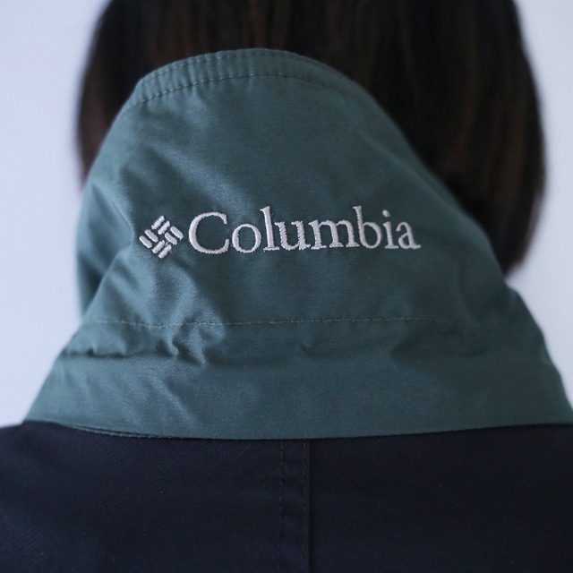 "Columbia" 3-tone good coloring XXL over silhouette mountain jacket
