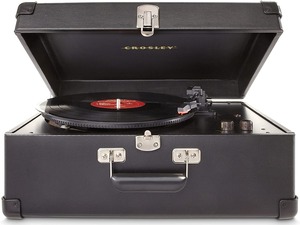 Crosley Keepsake トランク型USBレコードプレイヤー(Black)