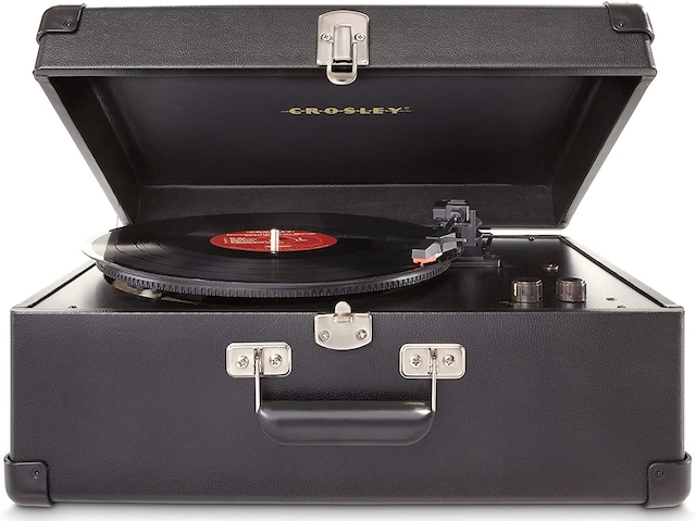 Crosley Keepsake トランク型USBレコードプレイヤー(Black)